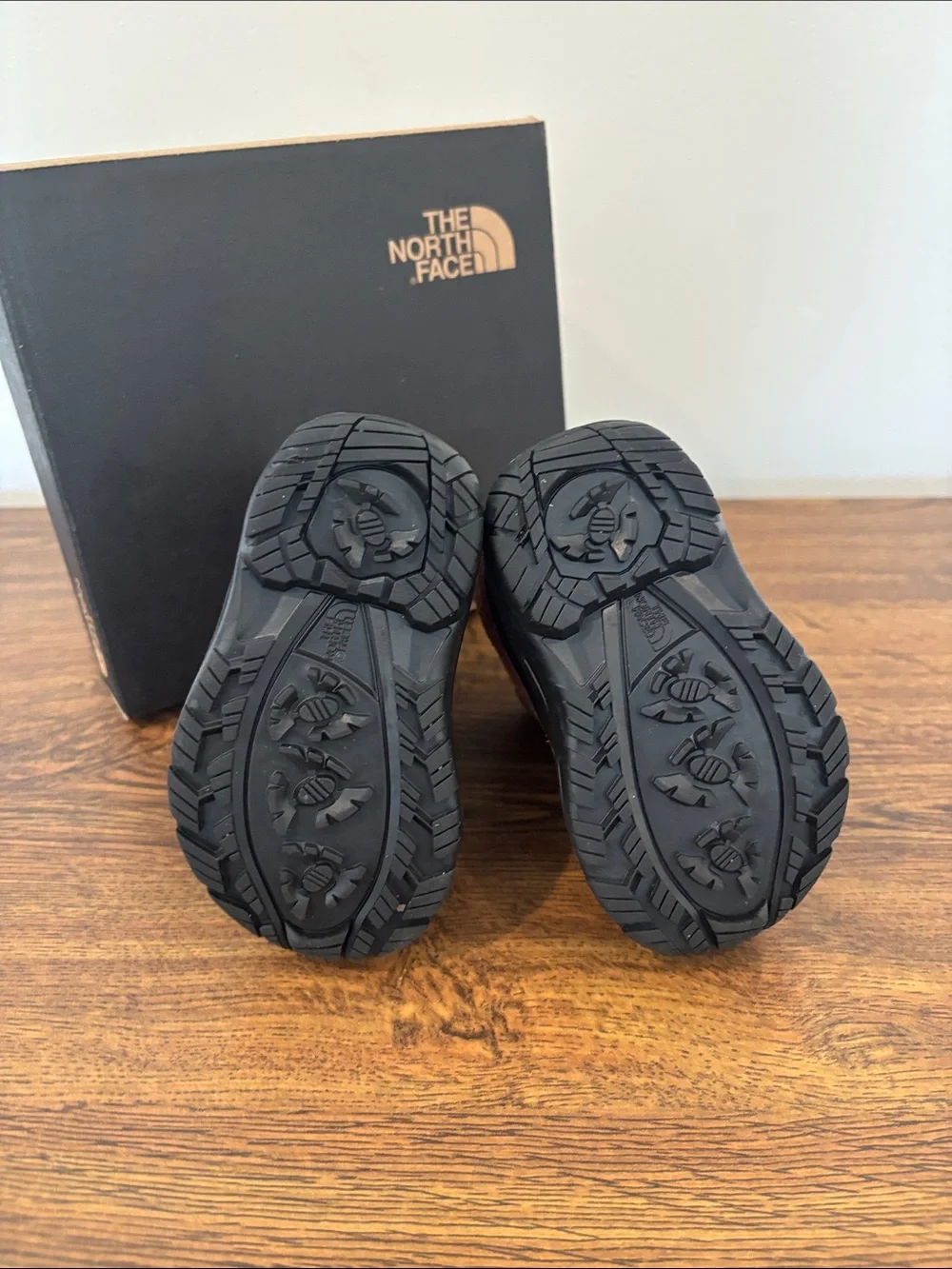 The North Face Brown and Black Kids Winter Boots